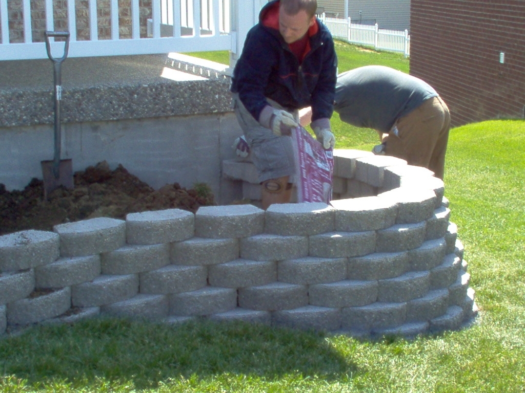 Paver Wall